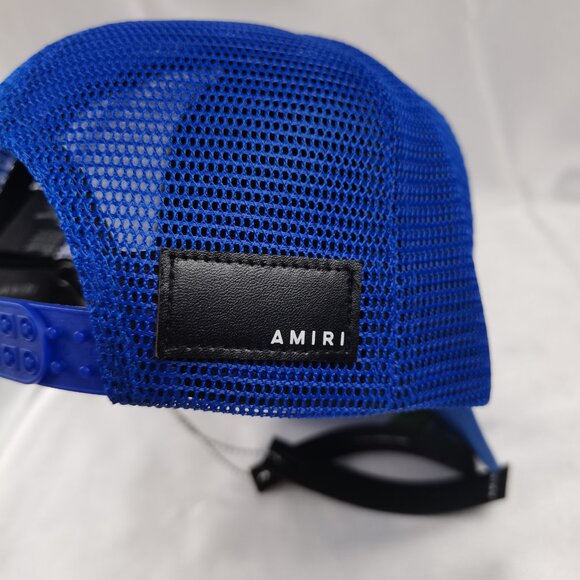 Unisex Amiri Blue Trucker Hat - Picture 8 of 9
